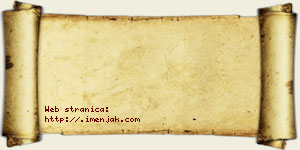 Nina Terzić vizit kartica